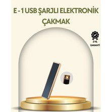 Aesco USB Şarjlı Alevsiz Elektronik Çakmak – Rüzgara Dayanıklı, Gazsız, Güvenli Kullanım