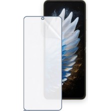 Schitec Tecno Phantom V Flip Uyumlu Ön Yüzey Nano Şeffaf Hidrojel Ekran Koruyucu