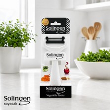 Solingen Sebze Soyacağı Paslanmaz Çelik Keskin Bıçaklı Patates Meyve Havuç Salatalık Soyacağı Ergonomik  Soyacak Sariva Home