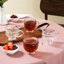Karaca Sezen 4 Kişilik Cam Çay Fincanı 180 ml