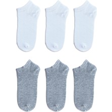 QUALITY WALKING Monochrome Series Patik Çorap 6'lı Set
