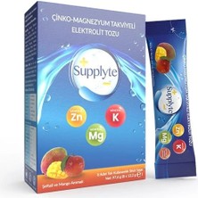 Supplyte Elektrolit Tozu 8 Stick Saşe Şeftali Mango ( 1 Adet )