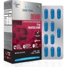 Zade Vital Demir 17 Mg 30 Kapsül ( 1 Adet )