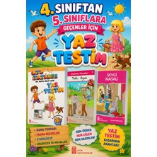 Ata Yayıncılık 4.sınıftan 5.sınıflara Geçenler Için Yaz Testim ( 2 Adet Hikaye Kitabı Hediyeli)