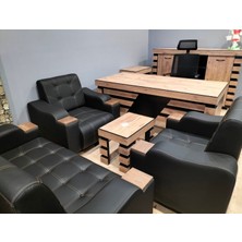 Angel Grup Aksu Yönetici Ofis Takımı Full Set 8 Parça
