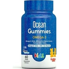 Ocean Gummies Omega-3 Kids 60 Çiğneme Jel Form ( 1 Adet )