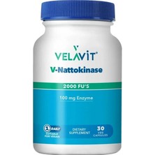 Velavit V-Nattokinase Takviye Edici Gıda 30 Kapsül ( 1 Adet )