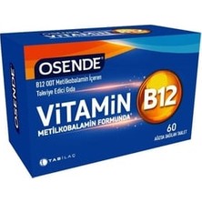 Osende Vitamin B12 1000 Mcg 60 Ağızda Dağılan Tablet ( 1 Adet )