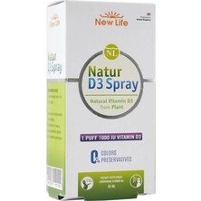 New Life Natur D3 Spray 1000 Iu 20 ml ( 1 Adet )