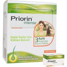 Priorin Intense Avantajlı Paket 120+60 Kapsül ( 1 Adet )