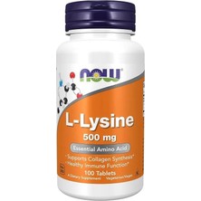 Now L-Lysine 500 Mg 100 Tablet ( 1 Adet )