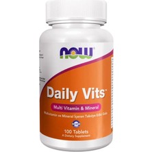 Now Daily Vits Multivitamin And Mineral 100 Tablet ( 1 Adet )