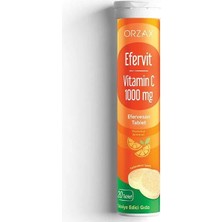 Efervit Vitamin-C 1000 Mg 20 Efervesan Tablet ( 1 Adet )