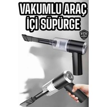 Aesco Araç Içi Süpürge Filtreli Şarjlı Süpürge Vakumlu Yıkanabilir