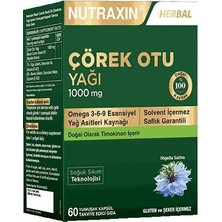 Nutraxin Çörek Otu Yağı 1000 Mg 60 Kapsül ( 1 Adet )
