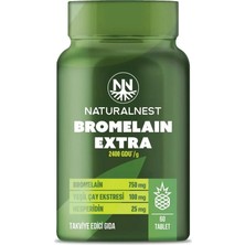 Naturalnest Bromelain Extra 60 Tablet ( 1 Adet )