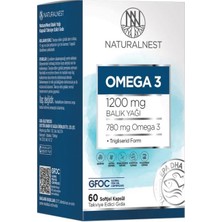 Naturalnest Omega 3 1200 Mg Balık Yağı 60 Softjel Kapsül ( 1 Adet )