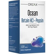 Ocean Betain Hcl + Pepsin 120 Tablet ( 1 Adet )