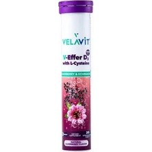Velavit V-Effer D3 With L-Cysteine 20 Efervesan Tablet ( 1 Adet )