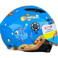 Motohat Crn Çocuk Kask ECE22.06 Belgeli (Çanta ve Stıcker Hediyeli)
