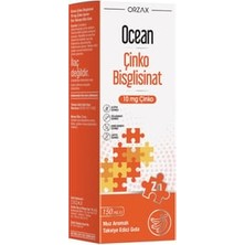 Ocean Çinko Bisglisinat 10 Mg 150 ml ( 1 Adet )