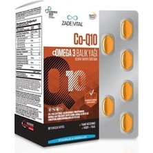 Zade Vital CO-Q10 & Omega 3 Balık Yağı 30 Kapsül ( 1 Adet )