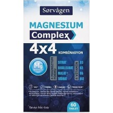 Sorvagen Magnesium Complex 4x4 60 Tablet ( 1 Adet )