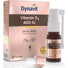 Dynavit Vitamin D3 400 Iu Sprey 20 ml ( 1 Adet )