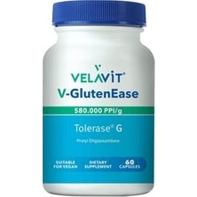 Velavit V-Glutenease 60 Kapsül ( 1 Adet )