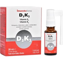 Imuneks Vitamin D3K2 Sprey 20 ml ( 1 Adet )