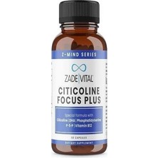 Zade Vital Citicoline Focus Plus 60 Kapsül ( 1 Adet )