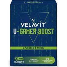 Velavit V-Gamer Boost 20 Efervesan Tablet ( 1 Adet )