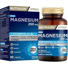 Nutraxin Vitals Magnesium Daily 250 Mg 60 Tablet ( 1 Adet )