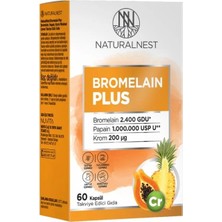 Naturalnest Bromelain Plus 60 Kapsül ( 1 Adet )