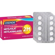 Osende 2m Metilfolat Metilkobalamin 30 Tablet ( 1 Adet )