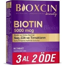 Bioxcin Beauty Biotin 5000 Mcg 90 Tablet ( 1 Adet )