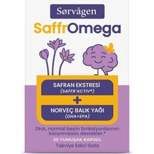 Sorvagen Saffromega Safran ve Omega3 30 Yumuşak Kapsül ( 1 Adet )