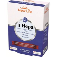 New Life 4 Hepa 30 Yumuşak Kapsül ( 1 Adet )
