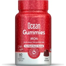 Ocean Gummies Iron 60 Çiğnenebilir Jel Form ( 1 Adet )