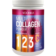 Voonka Multi Collagen Powder + Vitamin C 300 gr ( 1 Adet )