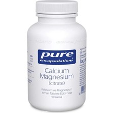 Pure Calcium Magnesium Citrate 90 Kapsül ( 1 Adet )