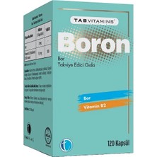Tabvitamins Boron 120 Kapsül ( 1 Adet )