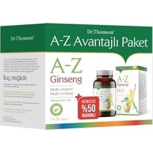 Dr. Thomson A-Z Ginseng 30 Tablet 2'li Paket ( 1 Adet )