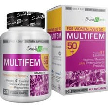 Suda Vitamin Multifem 50+ Multivitamin 50 Kapsül ( 1 Adet )
