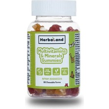 Herbaland Gummies Multivitamin ve Mineral 60 Çiğnenebilir Form ( 1 Adet )