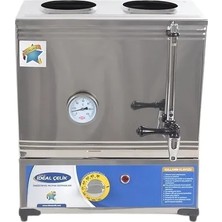 İdeal Çelik Platin 40 Litre Elektrikli Pleytsiz Çay Kazanı & Kahveci Kazanı & Kahve ve Çay Ocağı Inox