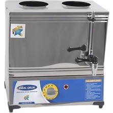 İdeal Çelik Platin 19 Litre Elektrikli Pleytsiz Çay Kazanı & Kahveci Kazanı & Kahve ve Çay Ocağı Inox