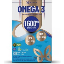 Haver Omega 3 1600 Mg Balık Yağı 30 Kapsül ( 1 Adet )