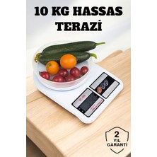 Empressco Kompakt Tasarım ve Tek Tuşla Sıfırlama Özelliğiyle Kullanımı Kolay Mutfak Tartısı