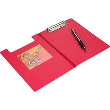 2k Sekreterlik Kapaklı A5 Küçük Boy Pvc 17,5X24 Cm. Kırmızı - Dikkat Sadece A5 Ebat Evraklar I